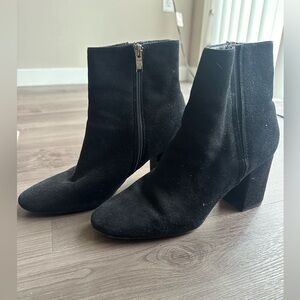 Black Suede Ankle Boots